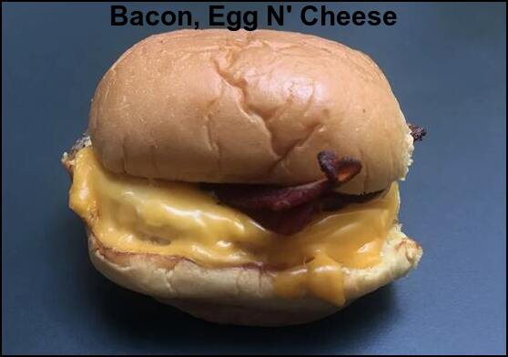 The Bacon, Egg N' cheese sandwich from Shake Shack